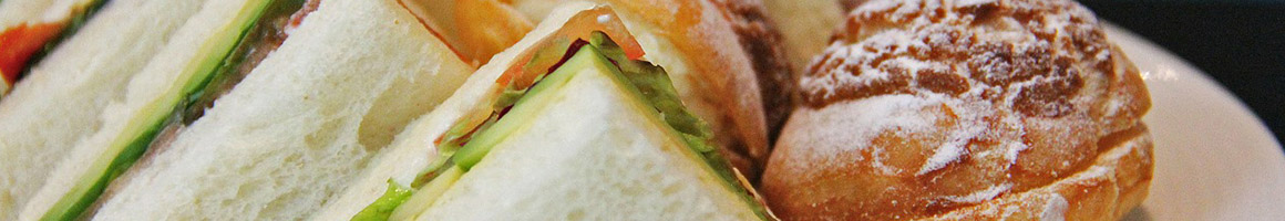 Eating Sandwich Cafe at Hammersmith Sandwich Company.